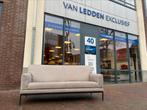 Showmodel Jori Glove 190 Bank Lotila Leer Design Verstelbaar, Ophalen of Verzenden, Zo goed als nieuw, Leer, 150 tot 200 cm