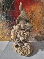 Vintage kabouter in oud goud, Ophalen of Verzenden, Zo goed als nieuw, Kunststof