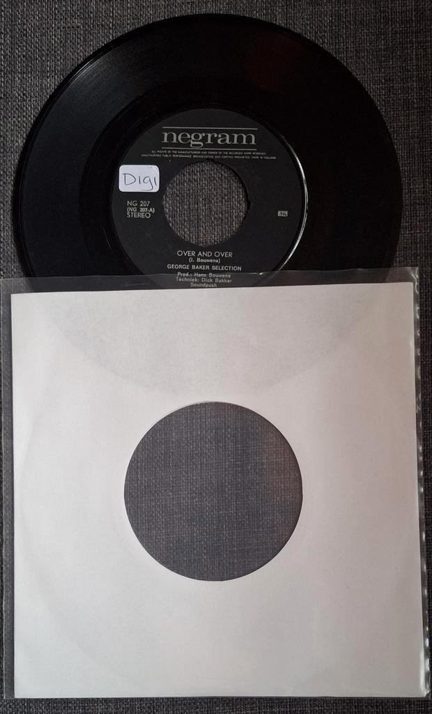 George Baker Selection - Over and Over - Single, Cd's en Dvd's, Vinyl Singles, Gebruikt, Single, Pop, 7 inch, Ophalen of Verzenden