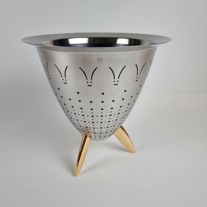 Alessi Max le Chinois vaas en vergiet Ø 30cm, Antiek en Kunst, Kunst | Designobjecten, Ophalen