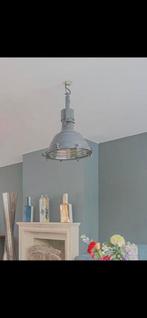 Industriële hanglamp, Huis en Inrichting, Lampen | Hanglampen, Minder dan 50 cm, Metaal, Zo goed als nieuw, Ophalen