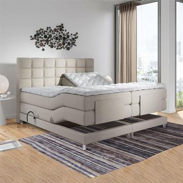 Boxspring Elektrisch Beige beschikbaar voor biedingen