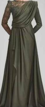 Unieke gelegenheidsjurk - Dubai - Maat M/L, Kleding | Dames, Maat 38/40 (M), Ophalen of Verzenden, Groen, Onbekend