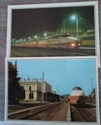 Ansichtkaarten 2  kaart Treinen RUSLAND, Verzamelen, Ophalen of Verzenden