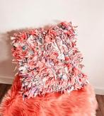 Leuk kussen roze 40x40, Ophalen of Verzenden, Zo goed als nieuw, Roze, Vierkant