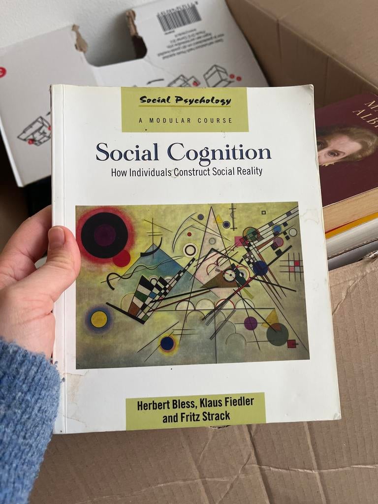 Sociale Cognitie - Herbert Bless, Ophalen of Verzenden, Gelezen, Sociale psychologie