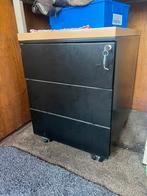 Ladeblok 3 lades met slot, Huis en Inrichting, Kasten | Ladekasten, 3 of 4 laden, Ophalen of Verzenden, 50 tot 75 cm, Minder dan 100 cm