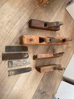 Diverse schaven en losse gemarkeerde beitels, Antiek en Kunst, Antiek | Gereedschap en Instrumenten, Ophalen of Verzenden
