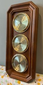Weerstation duits vintage eiken hout, Audio, Tv en Foto, Weerstations en Barometers, Ophalen of Verzenden, Gebruikt, Weerstation
