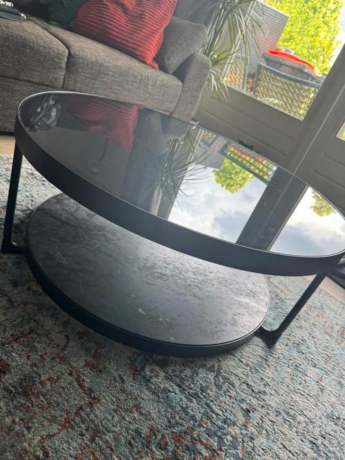 IKEA FRÖTORP salontafel, Huis en Inrichting, Tafels | Salontafels, Gebruikt, Minder dan 50 cm, 50 tot 100 cm, Rechthoekig, Glas