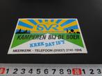 sticker Meerkerk SVR Kamperen bij de boer Krek dat is't, Verzamelen, Stickers, Ophalen, Zo goed als nieuw, Bedrijf of Vereniging
