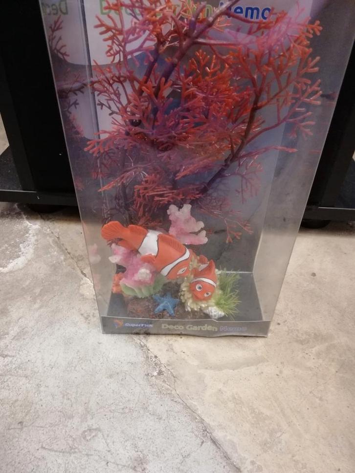 Decoratie Finding Nemo en Dory aquarium beelden 14x9x27cm, Dieren en Toebehoren, Vissen | Aquaria en Toebehoren, Nieuw, Plant(en), Steen of Hout
