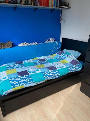 1 persoons bed MALM, IKEA 90*200 - afbeelding 2
