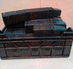 Kweekpotten bloempotten plantenpotten p9 9x9x10 cm zwart, Kunststof, Gebruikt, Vierkant, Ophalen of Verzenden