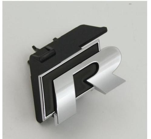 Embleem R-line volkswagen origineel, Auto diversen, Auto-accessoires, Zo goed als nieuw, Ophalen of Verzenden
