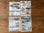 DINKY TOYS 1958 reclameadvertenties 4 x, Hobby en Vrije tijd, Modelauto's | 1:43, Ophalen of Verzenden, Gebruikt, Auto, Dinky Toys