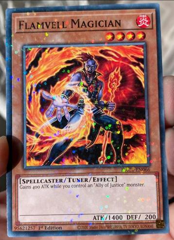 Yu-Gi-Oh! Flamvell Magician HAC1 1st Edition ! beschikbaar voor biedingen