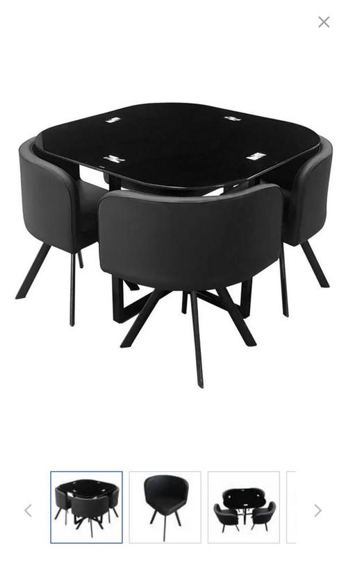 Kanna eettafel set (+ stoelen), Huis en Inrichting, Tafels | Eettafels, Zo goed als nieuw, 100 tot 150 cm, 100 tot 150 cm, Vijf personen of meer