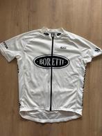 Boretti wielrenshirt maat L, Maat 52/54 (L), Wit, Ophalen of Verzenden, Hardlopen of Fietsen