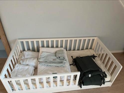 Petit amelie vloerbed met matras en beddengoed, Kinderen en Baby's, Kinderkamer | Bedden, Gebruikt, 140 tot 160 cm, 70 tot 85 cm