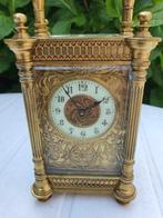 Schitterend puntgaaf antieke carriage clock  /  reiswekker, Antiek en Kunst, Antiek | Klokken, Ophalen