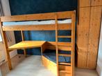 Hoogslaper met bank, bureau en kledingkast, Kinderen en Baby's, Kinderkamer | Stapelbedden en Hoogslapers, Ophalen, Gebruikt, Hoogslaper