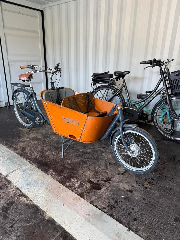 Babboecity elektrische bakfiets, Fietsen en Brommers, Fietsen | Bakfietsen, Gebruikt, Overige merken, 4 kinderen of meer, Elektrisch