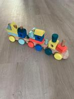 Houten trein, Kinderen en Baby's, Speelgoed | Houten speelgoed, Ophalen of Verzenden, Gebruikt, Rij- of Hobbelspeelgoed