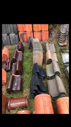 Gebruikte gevelpannen in diverse type’s & kleuren, Doe-het-zelf en Verbouw, Dakpannen en Dakbedekking, Ophalen, Gebruikt, Minder dan 5 m²