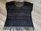 MS mode shirt XXL ( zie afmetingen), Zwart, Zo goed als nieuw, MS Mode, Shirt of Top
