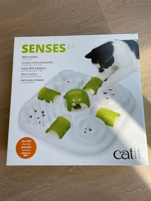 Catit Senses Treat Puzzle (Snoepjespuzzel), Dieren en Toebehoren, Kattenspeelgoed, Zo goed als nieuw, Ophalen