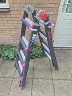 Tactic professional 4x4 dubbele trap, Doe-het-zelf en Verbouw, Ladders en Trappen, Ophalen, Gebruikt, Trap, Opvouwbaar of Inschuifbaar