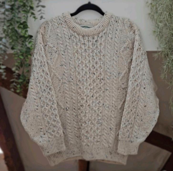 Vintage Aran Ierse norway wollen trui noors dale 80s style, Kleding | Dames, Truien en Vesten, Zo goed als nieuw, Maat 38/40 (M)