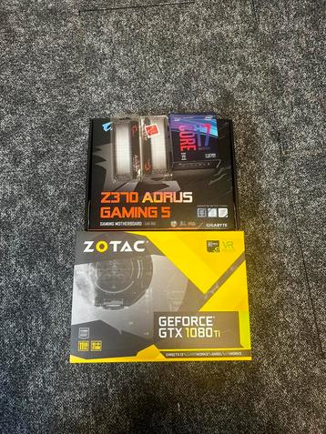 1080TI 11GB, i7-8700k, Z370, 32GB RAM beschikbaar voor biedingen