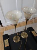 2 lampjes, Ophalen of Verzenden, Zo goed als nieuw, Glas, Minder dan 50 cm