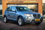 BMW X3 xDrive20d Executive Trekhaak Panoramadak Parkeersenso, Auto's, BMW, Automaat, Euro 5, Zwart, Blauw