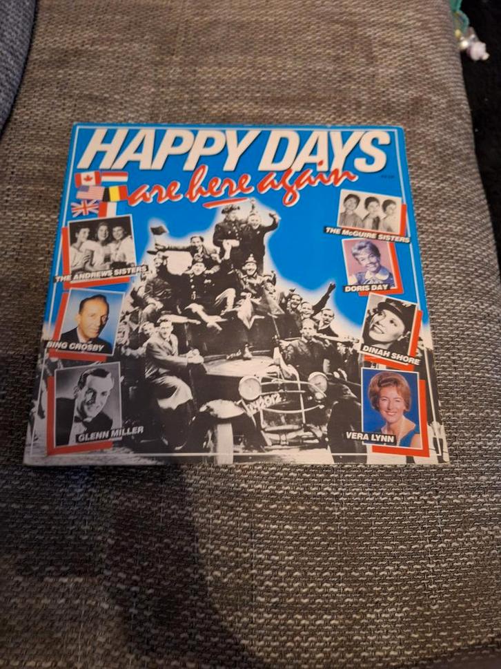 Happy Days Are Here Again - Diverse Artiesten 2Lp, Cd's en Dvd's, Cd's | Verzamelalbums, Gebruikt, Pop, Boxset, Ophalen of Verzenden