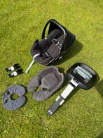 MaxiCosi+Isofix+stoelverkleiner+badstofhoes, Ophalen, Slaapstand, Zo goed als nieuw, Isofix