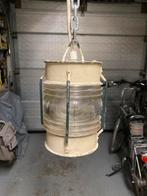 Scheepslamp( Toplicht elektrisch) H=200mm D=120mm, Ophalen of Verzenden, Gebruikt, Glas, Minder dan 50 cm