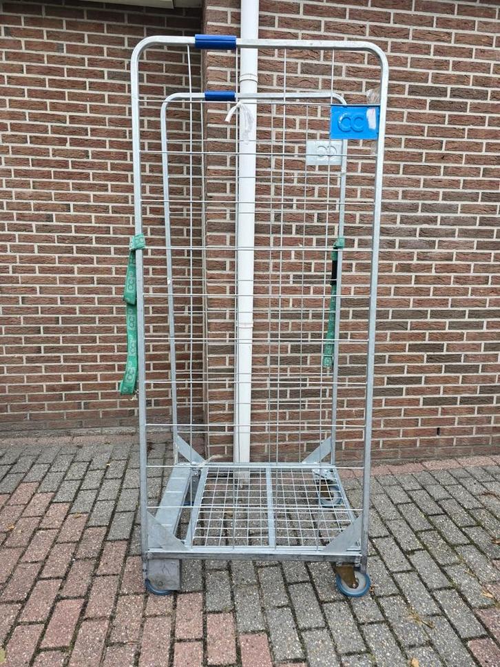 Rolcontainers, nestbaar, partij, Doe-het-zelf en Verbouw, Transportwagens, Gebruikt, Transportkar, Ophalen