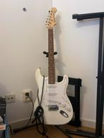 Witte fazley clasic gitaar, Muziek en Instrumenten, Snaarinstrumenten | Gitaren | Elektrisch, Overige merken, Met versterker, Ophalen of Verzenden