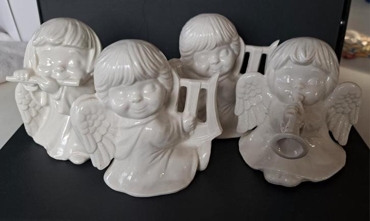 Porseleinen engeltjes van Riet Broekman, Antiek en Kunst, Antiek | Porselein, Ophalen of Verzenden