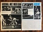 Voetbal artikel Ajax Arsenal maart 1972 oa. Cruijff, Verzamelen, Sportartikelen en Voetbal, Ophalen of Verzenden, Gebruikt, Ajax