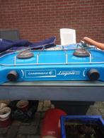 gastoestel 2 pits 2200W met velours luchtbed, Caravans en Kamperen, Kampeeraccessoires, Ophalen, Gebruikt