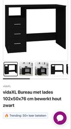 VidaXL Bureau zwart - Nieuw in doos!, Huis en Inrichting, Bureaus, Ophalen, Nieuw, Bureau