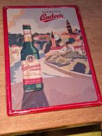 reclamebord Budweiser Budvar (nieuw in verpakking), Ophalen of Verzenden, Nieuw, Reclamebord, Plaat of Schild, Overige merken