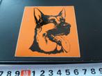 sticker Kop Herder Herdershond *, Ophalen, Zo goed als nieuw