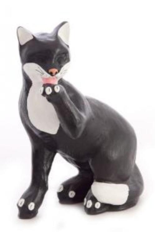 polyester beeld / kat zittend, Tuin en Terras, Tuinbeelden, Nieuw, Dierenbeeld, Kunststof, Ophalen