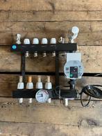 4 groepen vloerverwarming verdeler flowmeter+ regelventiel, Doe-het-zelf en Verbouw, Verwarming en Radiatoren, Overige typen, Minder dan 60 cm