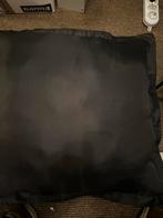 Zitzak / Poef - 75x75 cm, Ophalen of Verzenden, Zo goed als nieuw, Zwart, Zitzak